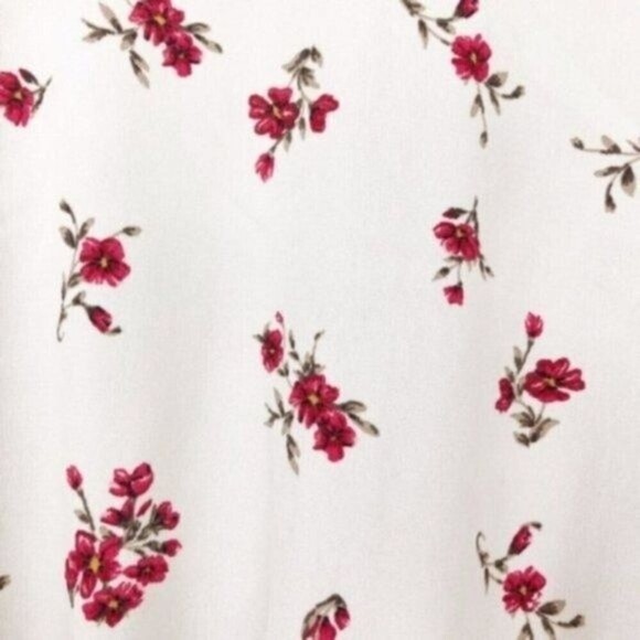 MOON RIVER Floral Ruffle Faux Wrap Dress - Picture 6 of 7